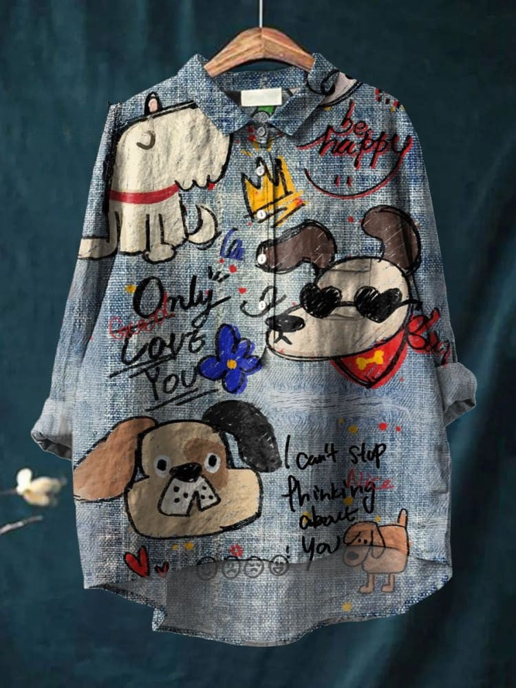 Mia | Elskværdig Hund Doodle Skjorte