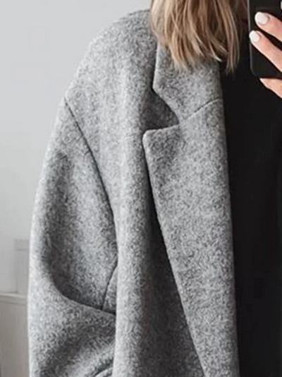 Candice | Oversized Uldfrakke