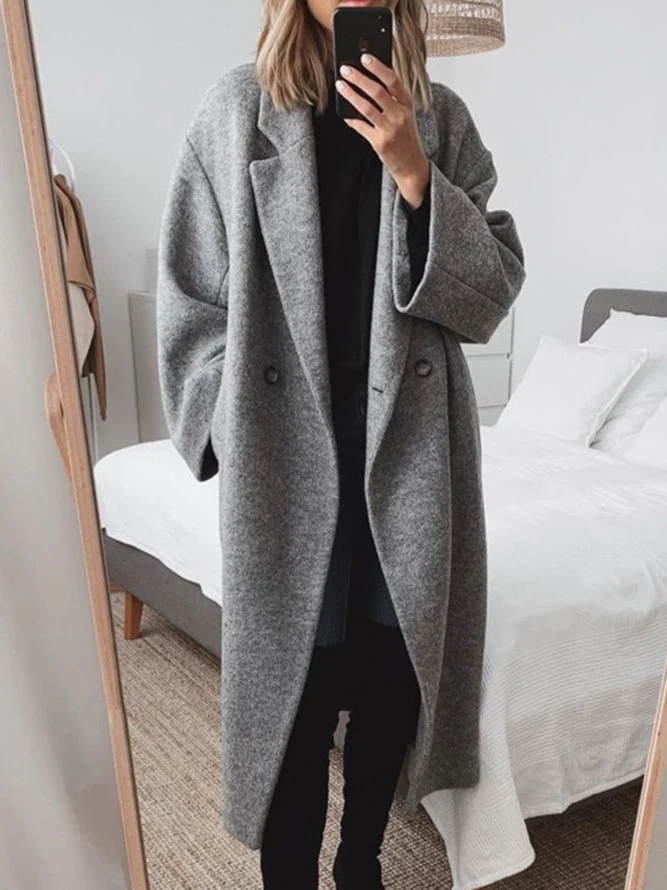Candice | Oversized Uldfrakke