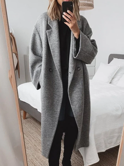 Candice | Oversized Uldfrakke