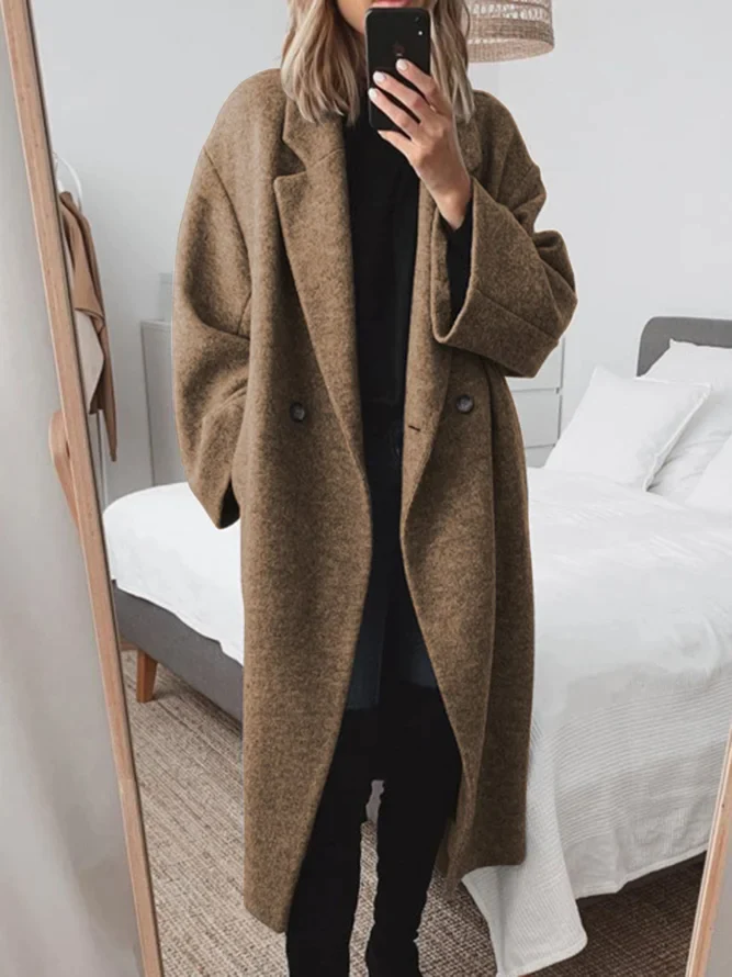 Candice | Oversized Uldfrakke