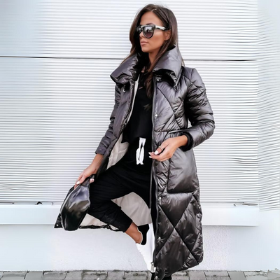 Charlene | Luksus Vatteret Lang Puffer