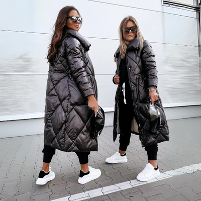 Charlene | Luksus Vatteret Lang Puffer