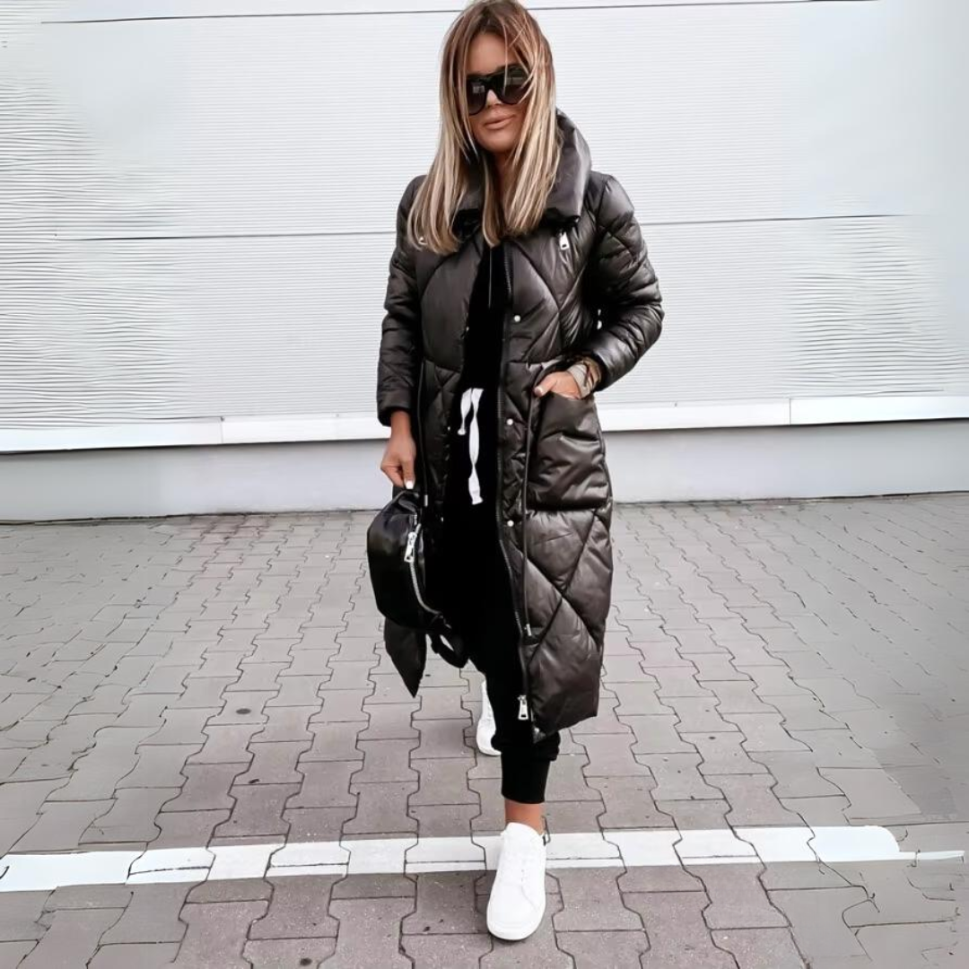 Charlene | Luksus Vatteret Lang Puffer