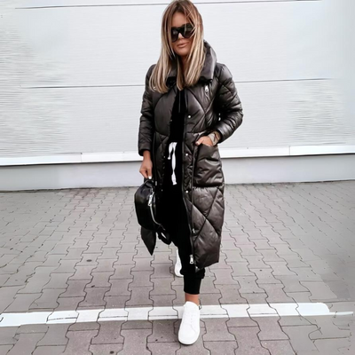 Charlene | Luksus Vatteret Lang Puffer