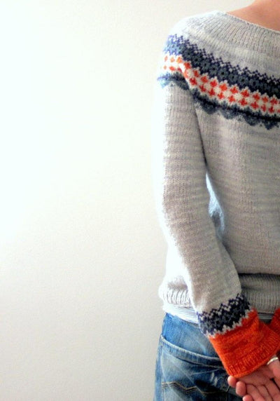 Charlotte | Nordisk sweater med mønsterdetaljer