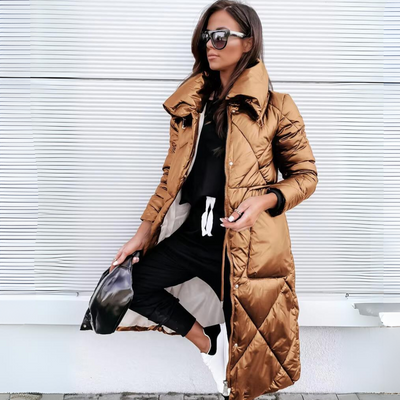 Charlene | Luksus Vatteret Lang Puffer