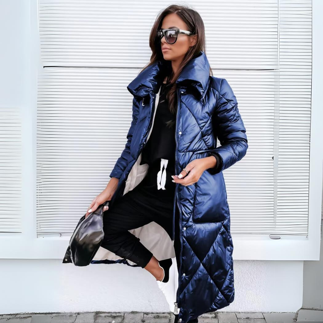 Charlene | Luksus Vatteret Lang Puffer
