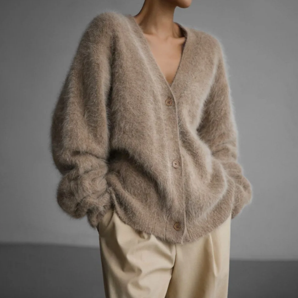 Sofie | Fluffy Trøjer med knapper