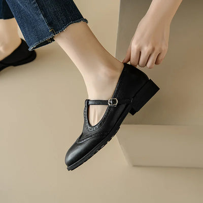 Annelise | Brogue Mary Jane sko