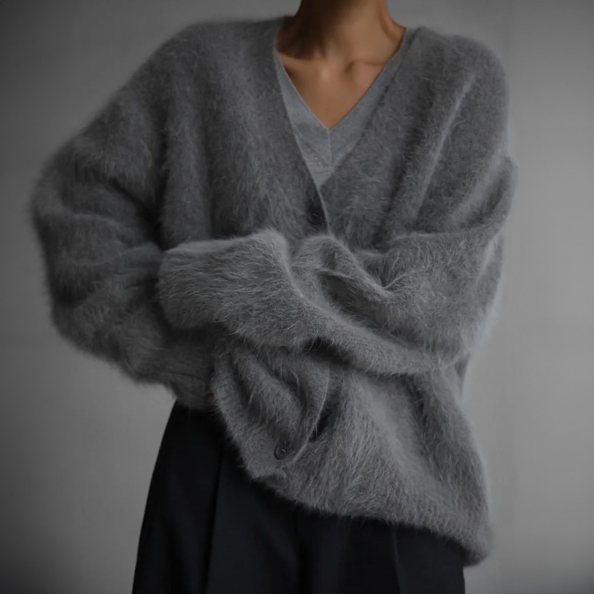 Sofie | Fluffy Trøjer med knapper