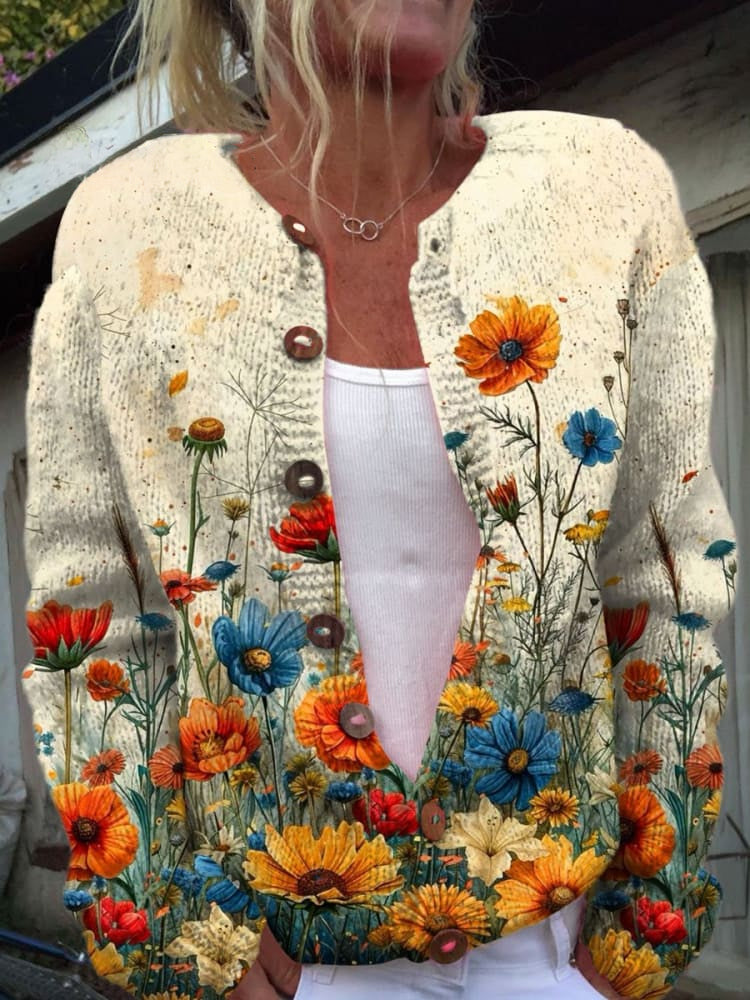 Nala | Blomstrende Have Sweater