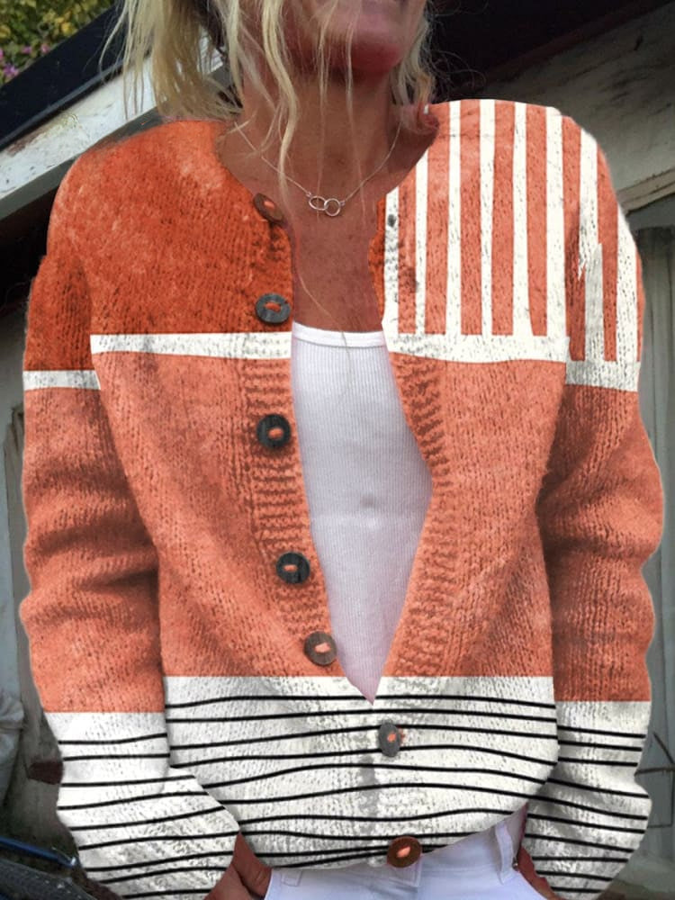 Ida | Moderne Stribet Sweater 