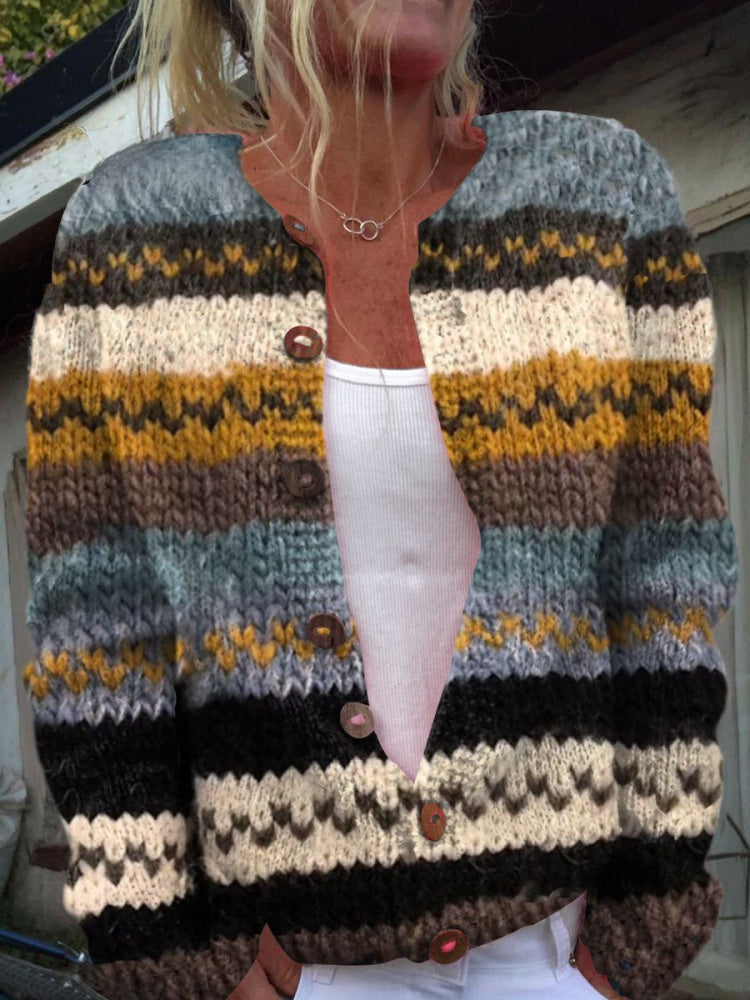Solveig | Nordisk Stribet Sweater 