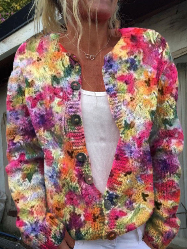 Cyra | Efterårsblomster Sweater