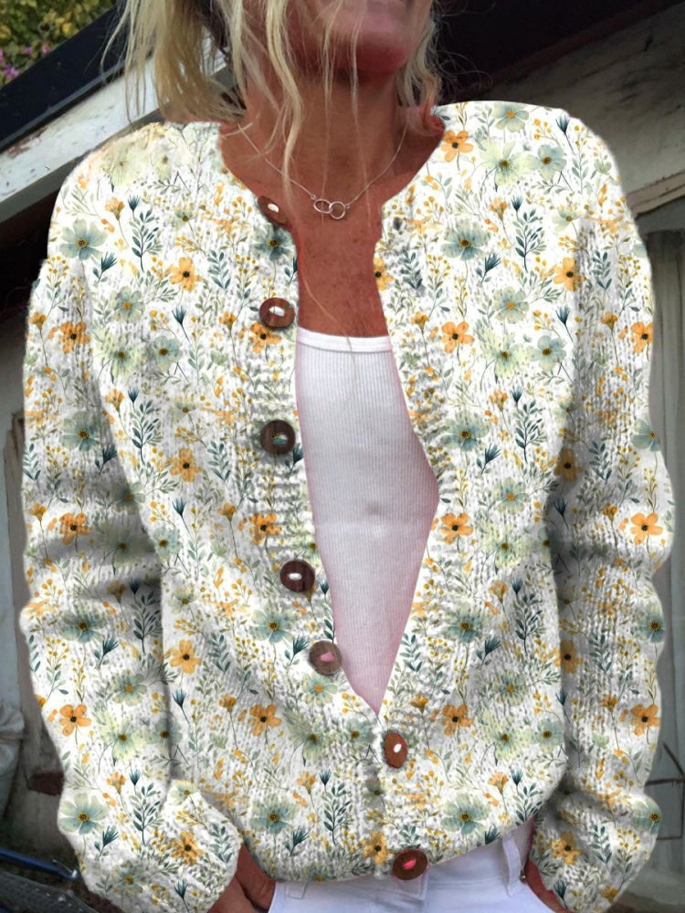 Cyra | Efterårsblomster Sweater