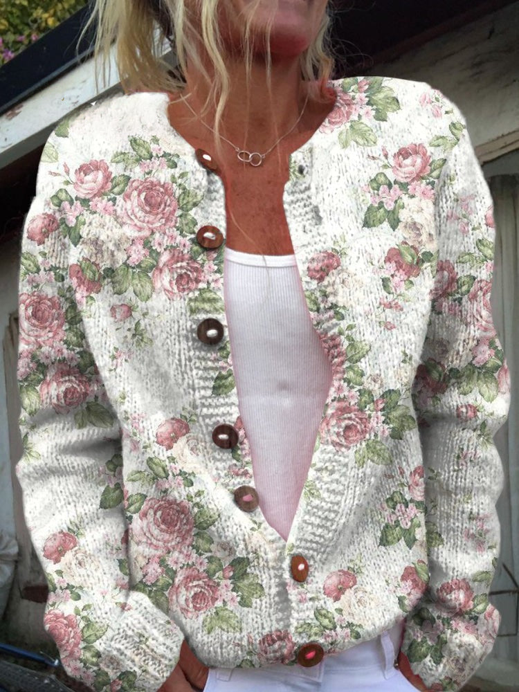 Cyra | Efterårsblomster Sweater