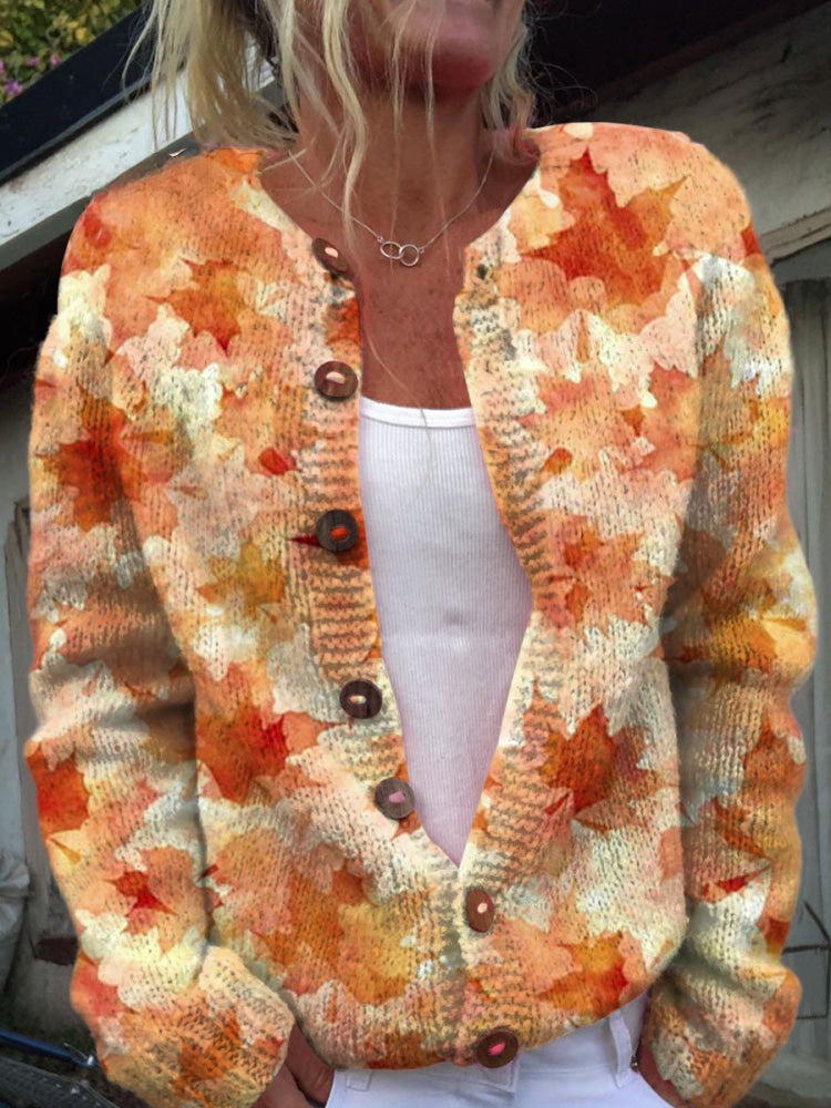 Cyra | Efterårsblomster Sweater