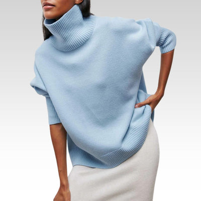 Clea | Rullekravesweater 