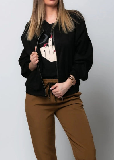 Luciana | Suede Bomberjakke