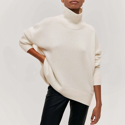 Clea | Rullekravesweater 