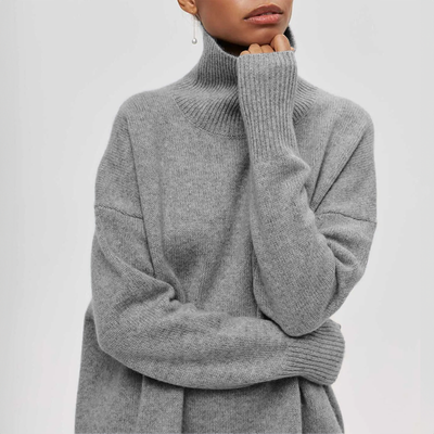 Clea | Rullekravesweater 