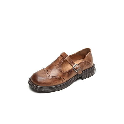 Ellinor | Brogue Mary Jane sko