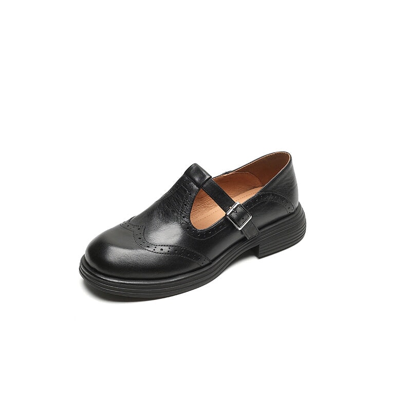 Ellinor | Brogue Mary Jane sko