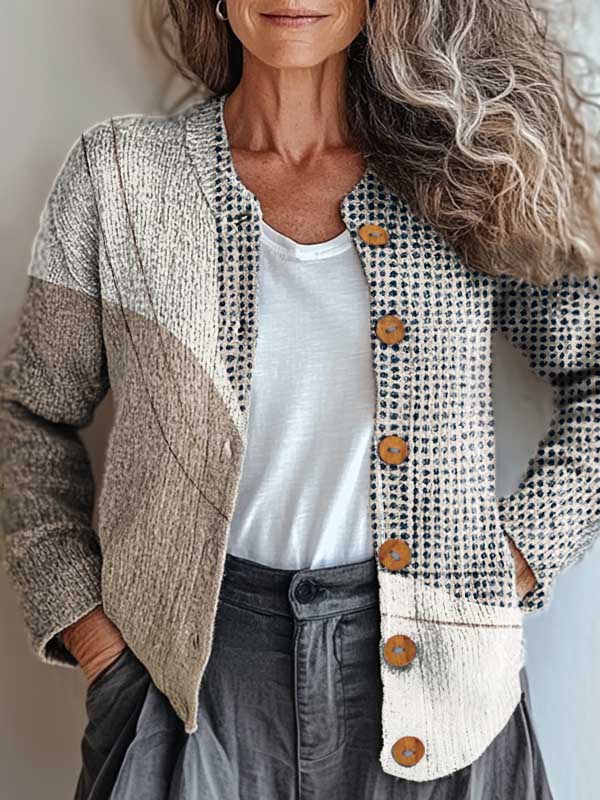 Francesca | Moderne patchwork-trøje 