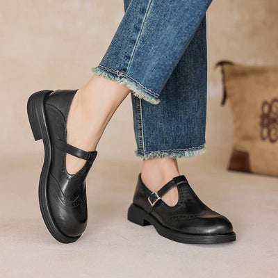 Ellinor | Brogue Mary Jane sko