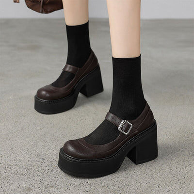 Rakel | Platform Mary Jane sko