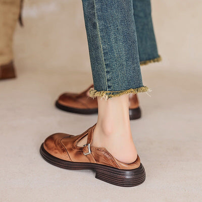 Ellinor | Brogue Mary Jane sko
