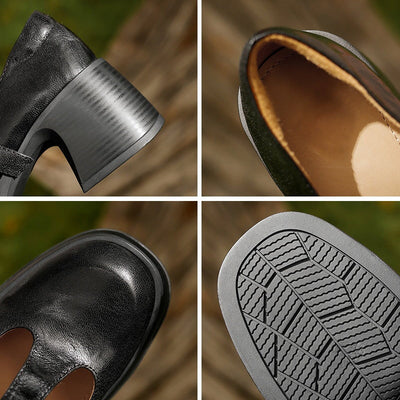 Sanne | Platform Mary Jane sko