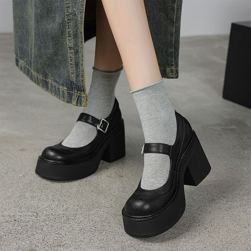 Rakel | Platform Mary Jane sko
